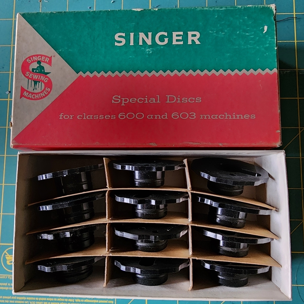 12 Singer Special Disc Cams for Class 600 603 Sewing Machines in Box